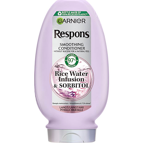 Garnier Smoothing Balsam Med Risvand Og Sorbitol Til Langt Hår