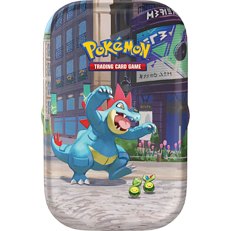 Pokémon Mini Tin med Samlekort Feraligatr/Budew