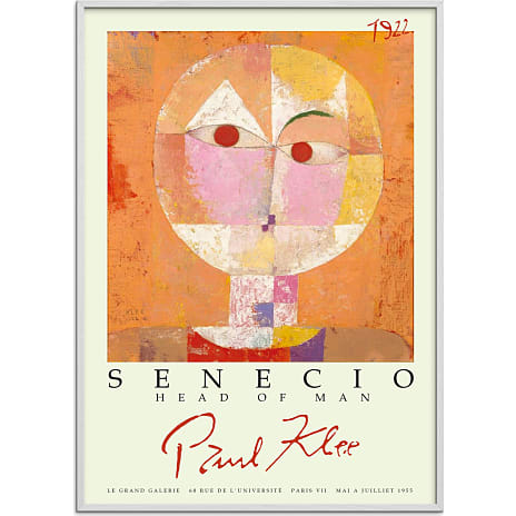 Citatplakat Senecio, Paul Klee - 50x70 cm 1 stk.