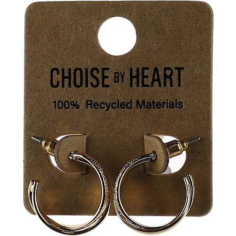 Choise by heart Dame Ørering Dobbelt Creol Guldfarvet