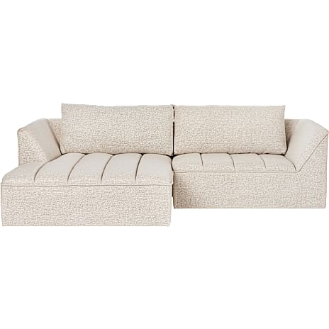 Evie Sofa med Venstrevendt Chaiselong Beige