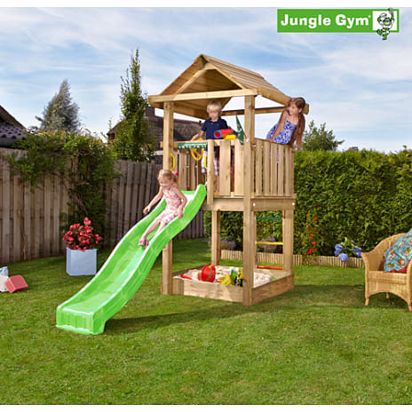Jungle Gym House Legetårn inkl. rutsjebane