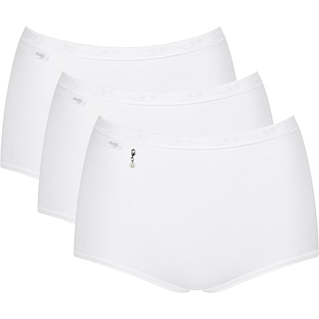 Sloggi Dame 3-pak Maxi Perle Str. 50 Hvid