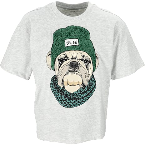 VRS Børne T-shirt Str. 110/116 Grå