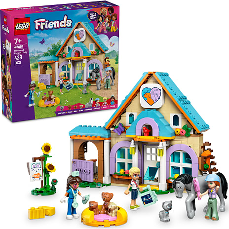 LEGO Friends Dyrlægeklinik for Heste og Kæledyr 42651