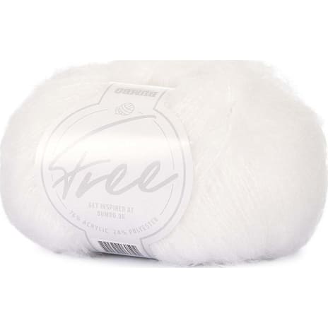 Bumbo By Mayflower Bumbo Free akrylblanding - hvid 001 1 stk.