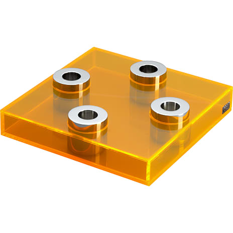 Neon Living Square Lighz orange