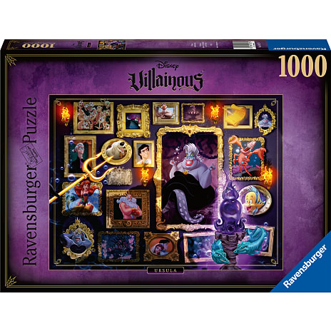 Ravensburger Disney Villainous Ursula Puslespil 1000 Brikker