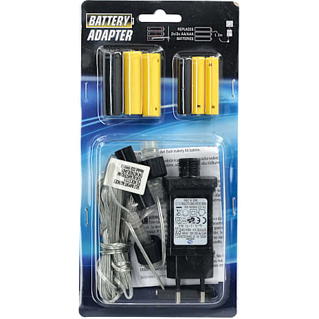 Batteriadapter fra Batteri til Stik