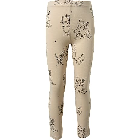 Winnie The Pooh leggings str. 86/92 - beige 1 stk.