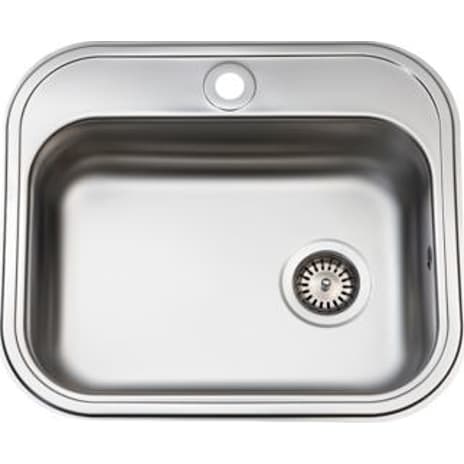 Intra Juvel køkkenvask med hanehul og strainer