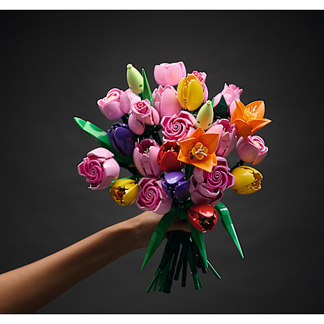 LEGO Botanicals Buket med Pink Roser 10374 og Tulipaner 11501
