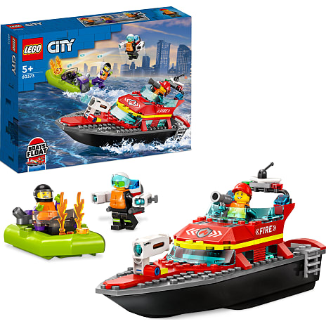 LEGO City 60373 Brandvæsnets Redningsbåd