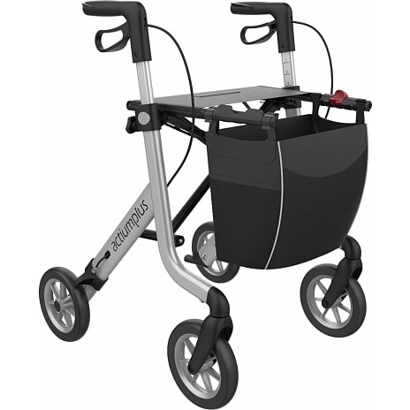 Actiumplus Rollator Space sølvfarvet