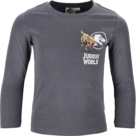 Licens Jurassic World bluse str. 98/104 - grå 1 stk.
