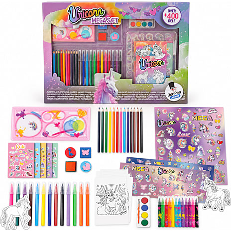 DanPen Junior play megasæt +400 dele unicorn 1 stk.