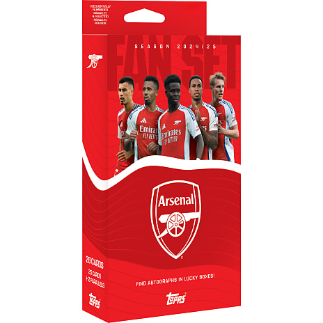 Topps Arsenal Fan Sæt 24/25 Fodboldkort Assorteret