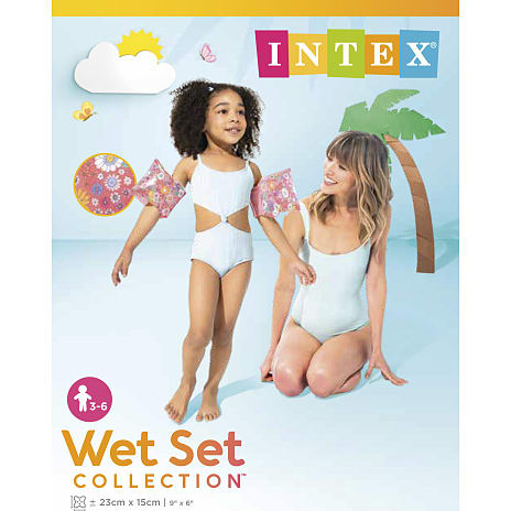 Intex Svømmevinger Med Blomster 3-6 År