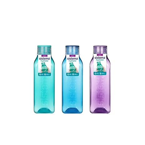 Sistema Square drikkeflaske (725ml) - flere varianter - assorteret 1 stk.