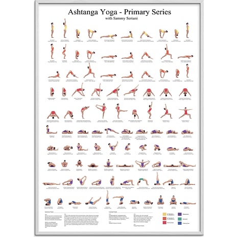 Citatplakat Yoga poses - 30x40 cm 1 stk.