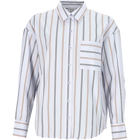 VRS Dame Oversize Skjorte Str. 2XL Blå