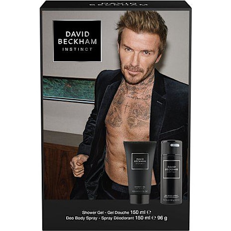 David Beckham Instinct Gaveæske med Shower Gel og Bodyspray