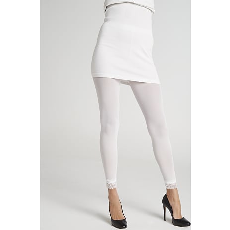 VRS Dame Capri Leggings Med Blonde Str. S/M Hvid