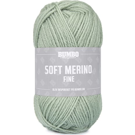 Bumbo By Mayflower Soft Merino Fine Uldgarn Lysgrøn 1131