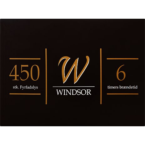 Windsor Fyrfadslys Hvid