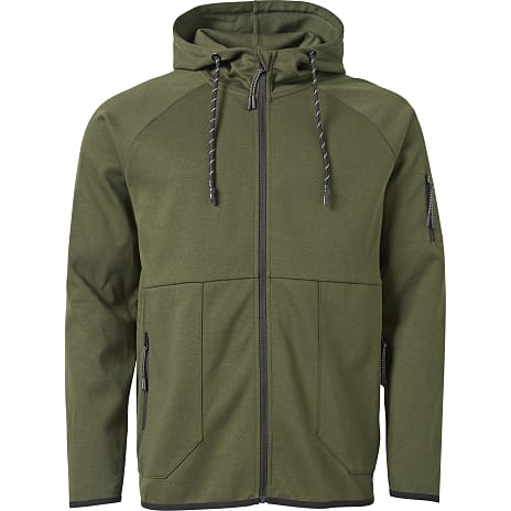 VRS Herre Hoodie Str. L Mørkegrøn