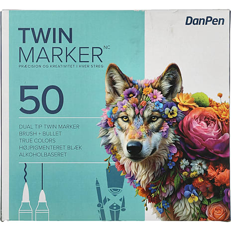 DanPen Twinmarkers 50 stk. 1 stk.