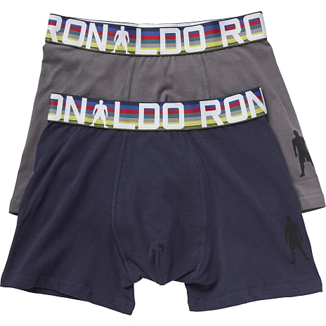 CR7 2-pak Boxershorts Str. 13-15 år Sort/Grå