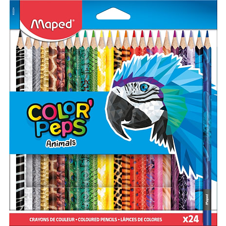 Maped Color'Peps Animals Farveblyanter 24-pak