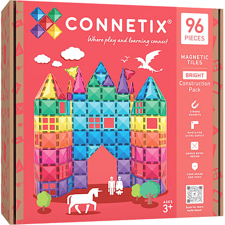 Connetix Magnetisk Byggesæt 96 Dele Lys
