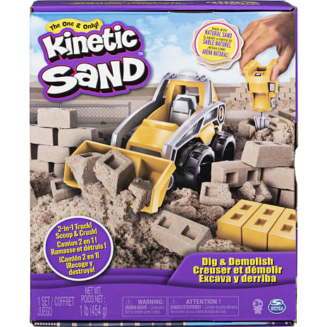 Kinetic Sand Sæt Med Gravko Og Værktøj