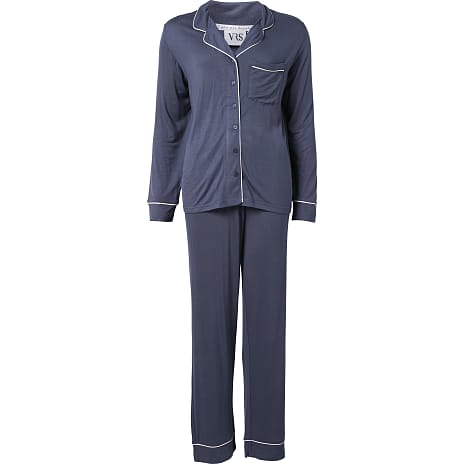 VRS Dame Pyjamas Str. XL Mørkeblå