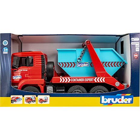 Bruder MAN TGA Lastbil Med Affaldscontainer