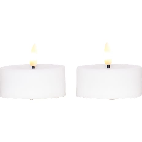 Windsor LED Maxi Fyrfadslys Ø 7 cm 2-pak Hvid