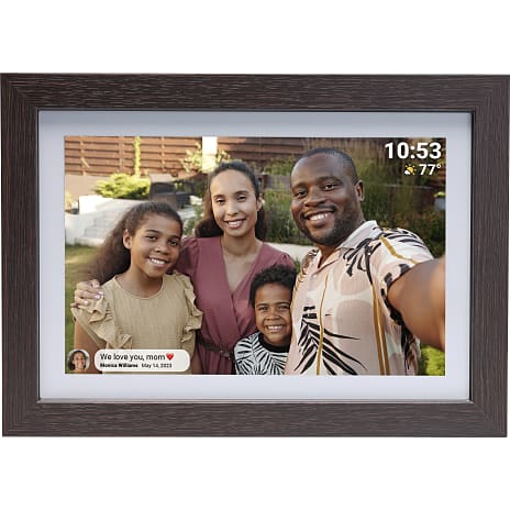 Denver Frameo Digital Wi-Fi Fotoramme 10,1" PFF-1042DW Brun