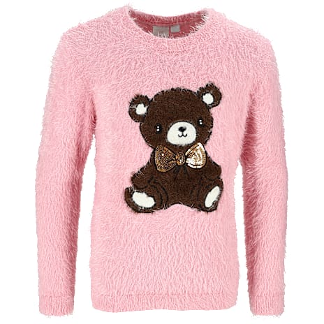 VRS Børne Strikbluse Str. 134/140 Pink
