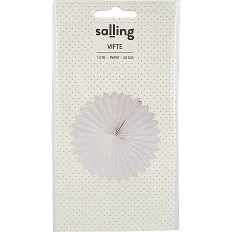Salling vifte Ø:20 cm - Hvid 1 stk.