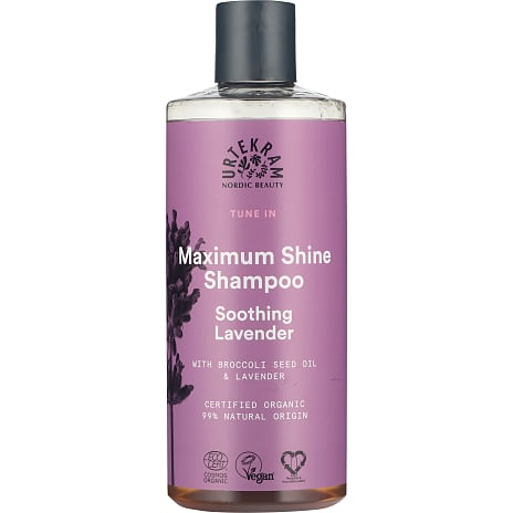 Urtekram Maximum Shine Soothing Lavender shampoo 500 ml