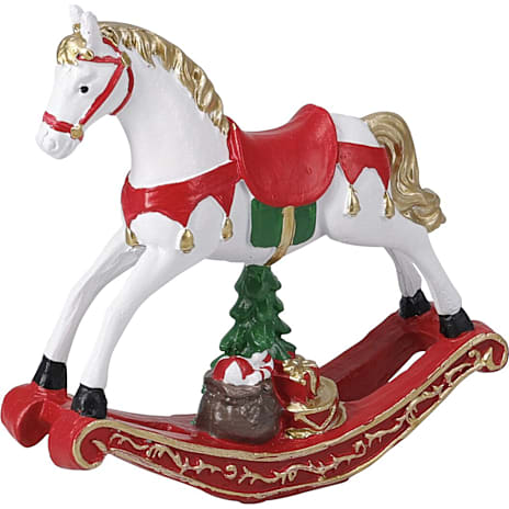Jule Gyngehest Højde 13 cm Assorteret