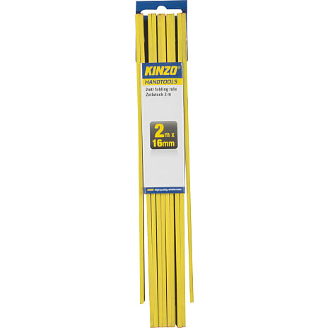 Kinzo tommestok 2 meter - 9 led 1 stk.