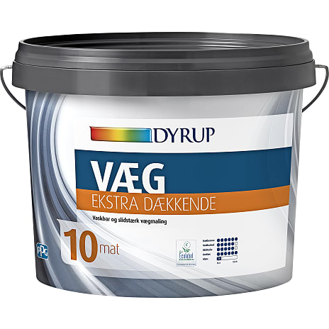 Dyrup Vægmaling Ekstra Dækkende 10 Base 10