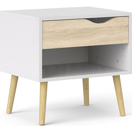 Dalta Natbord Hvid/Eg