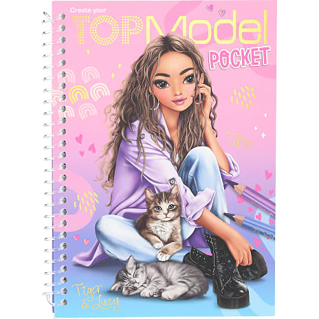 TOPModel Lommemalebog Talita, Tiger og Lucy