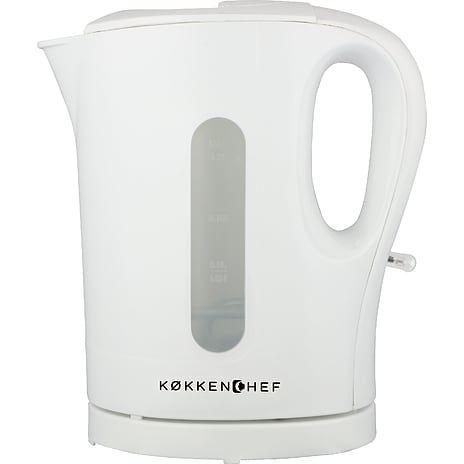 Køkkenchef Elkedel Hvid