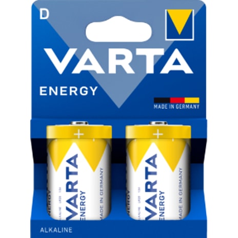 Varta Longlife D batterier 2-pak 1 stk.