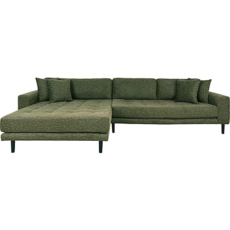 HN Aya venstrevendt loungesofa - olivengrøn